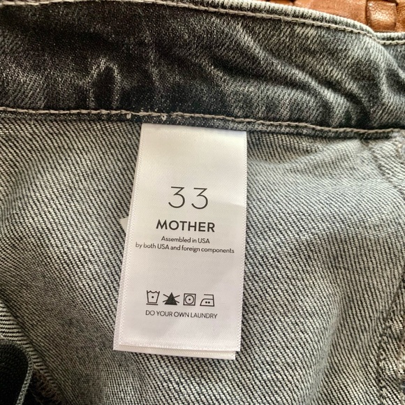 MOTHER Superior The Breaker Micro Mini Denim Skort - Picture 12 of 14